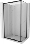 Mexen Exo liuguks du&scaron;inurk 85 x 95 cm, l&auml;bipaistev, must - 8153-085-095-70-00