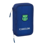FC Barcelona Double Filled Pencil Case 28Pcs Navy Blue