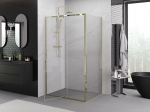 Mexen Exo p&ouml;&ouml;rduv du&scaron;ikabiin 120 x 85 cm, l&auml;bipaistev, kuldne - 819-120-085-50-00
