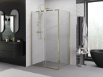 Mexen Exo l&uuml;kand du&scaron;inurk 120 x 80 cm, l&auml;bipaistev, kuldne - 8151-120-080-50-00