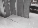 Mexen Velar L liuguks du&scaron;ikabiin 110 x 90 cm, l&auml;bipaistev, kroom - 871-110-090-03-01