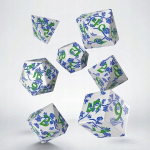 T&auml;htede komplekt "porcelana" - 7 t&auml;ringut sinise ornamentiga