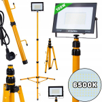 Led prožektor 100w koos alusega, 6500k, valge