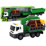 Veoauto koos kraana h&otilde;&otilde;rdeajamiga k&otilde;lab Green Wood 1:16