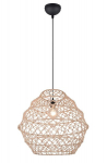 Boho stiilis rippvalgusti Hive R31681036, must, naturaalne