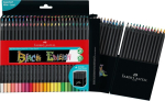 Faber-castell Black Edition v&auml;rvilised pliiatsid, 50 tk., Colour Pencils Black Edition 50x