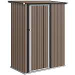 Metallist kuur, 142x84x189 cm, teras, pruun, 1 tk
