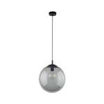 Ripplamp Esme, must, klaasist maakera, 35cm