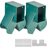 2&nbsp;tk. kiikuvad nurgikud &ndash; 160 &times; 235 &times; 280&nbsp;mm, pulberv&auml;rvitud teras, roheline