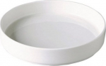 S&uuml;gav taldrik Nordic 23 cm, Rak Portselan, valge