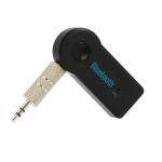 Juhtmeta helivastuv&otilde;tja AUX - Bluetooth, must