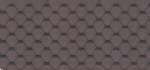 Asfaldisindlite komplekt Hexagonal Rock H205BROWN, pruun