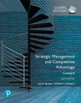 Strategic Management and Competitive Advantage: Concepts Global Edition 6th edition