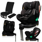 Lionelo Antoon Plus Black Onyx turvatool 0-18 kg, must