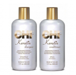 Komplekt CHI Keratin: &scaron;ampoon, 355 ml + palsam, 355 ml