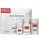 Diesel Plus Plus Masculine komplekt meestele, EDT, 75 ml + EDT, 30 ml + pulkdeodorant, 75 ml