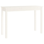 vidaXL konsoollaud, valge, 110 x 40 x 75 cm, m&auml;nnipuit