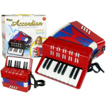 Accordion Musical Instrument for Kids Music Red