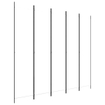 vidaXL 5 paneeliga ruumijagaja, valge, 250 x 220 cm, kangas