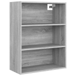vidaXL seinakapp, hall Sonoma tamm, 69,5x32,5x90 cm