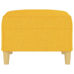 vidaXL jalapink, kollane, 70 x 55 x 41 cm, samet