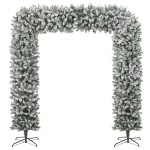 vidaXL j&otilde;ulukaar kunstlumega 240 cm