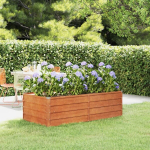 vidaXL taimekast, hall, 160x80x45 cm, Corten-teras