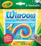 CRAYOLA 8 markerit klaasimaalimiseks