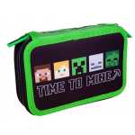 Minecrafti kolmekordne pliiatsikott ilma tarvikuteta