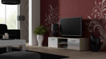 Cama TV alus Soho 140 sonoma tamm/valge l&auml;ikega