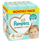 M&auml;hkmed Pampers Premium Care Monthly Pack, suurus 4, 9-14 kg, 174 tk