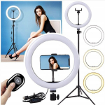 Selfie pulk (Selfie stick) Selfie stick statiiv LED-r&otilde;ngasvalgustusega R2 invest F-260-021T