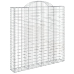 vidaXL kaarekujulised gabioonkorvid 6 tk, 200x30x200/220 cm, raud