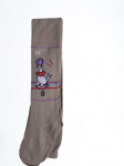 Laste sukkp&uuml;ksid mustriga, pruun, 128/140 cm