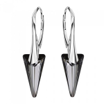 H&otilde;bedast k&otilde;rvar&otilde;ngad "Spike II (Silver Night)" Swarovski&trade; kristallidega DS02A544