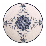 Desserttaldrik La Mediterr&aacute;nea Rosetta Portselan L&auml;ige (&oslash; 20 x 2 cm)