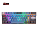 Klaviatuur Royal Kludge RK61 Plus TKL, 60%, Hot-swap, Blue Switches, US, Must/Sinine