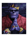 Maalimine numbrite j&auml;rgi - maalimise komplekt 40x50 cm. "The King of Business"