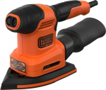 K&ouml;iteline multiponceuse 200W BLACK+DECKER (Kohaletoimetamise komplektis 6 abrasiivi + 23 plaati + 1 lihvimiss&otilde;rm) - BEW200-QS