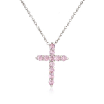 Naiste kaelakee rist CaratCrystals