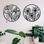 Seinakaunistus Flowers, 1 tk