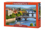 Pusle Castorland View of Bridges in Prague, 500 detaili