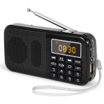 Kaasaskantav raadio, USB/SD/TF/AUX, must