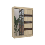 Riidekapp Adrk Furniture Toura 150 cm, pruun/tamm