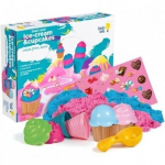 Kineetiline liiv Genio Kids komplekt Tassikoogid ja j&auml;&auml;tis, 1 kg