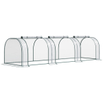 PVC kasvuhoone Outsunny 3,5x1x0,8 m