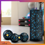 Komplekt EPP rull massaažirull duoball topelt vaht 3el 3in1