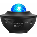 LED-t&auml;heprojektor, p&ouml;&ouml;rlev merelaine t&auml;htprojektor muusikaga