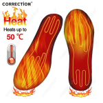 (L 28,5cm (40-46 EUR))USB soojendusega jalatsite sisetallad Elektrilised jalasoojenduspadi Jalasoojendaja sokipadja matt Talvine &otilde;ue Sport Soojendus Sisetald Talvine Soe, (L 28,5 cm (40&ndash;46 EUR))