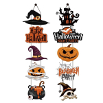 1paar Halloween Ukseloor - T&auml;iuslik Dekoratsiooniks!